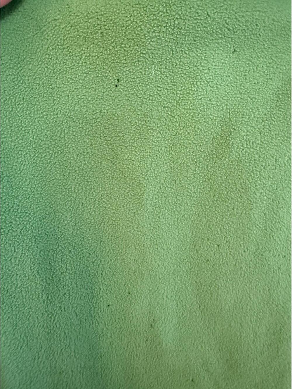 Lands’ Ends Men’s Apple Green Fleece 1/4 Zip Jacket Sz.42/44 - Picture 7 of 9